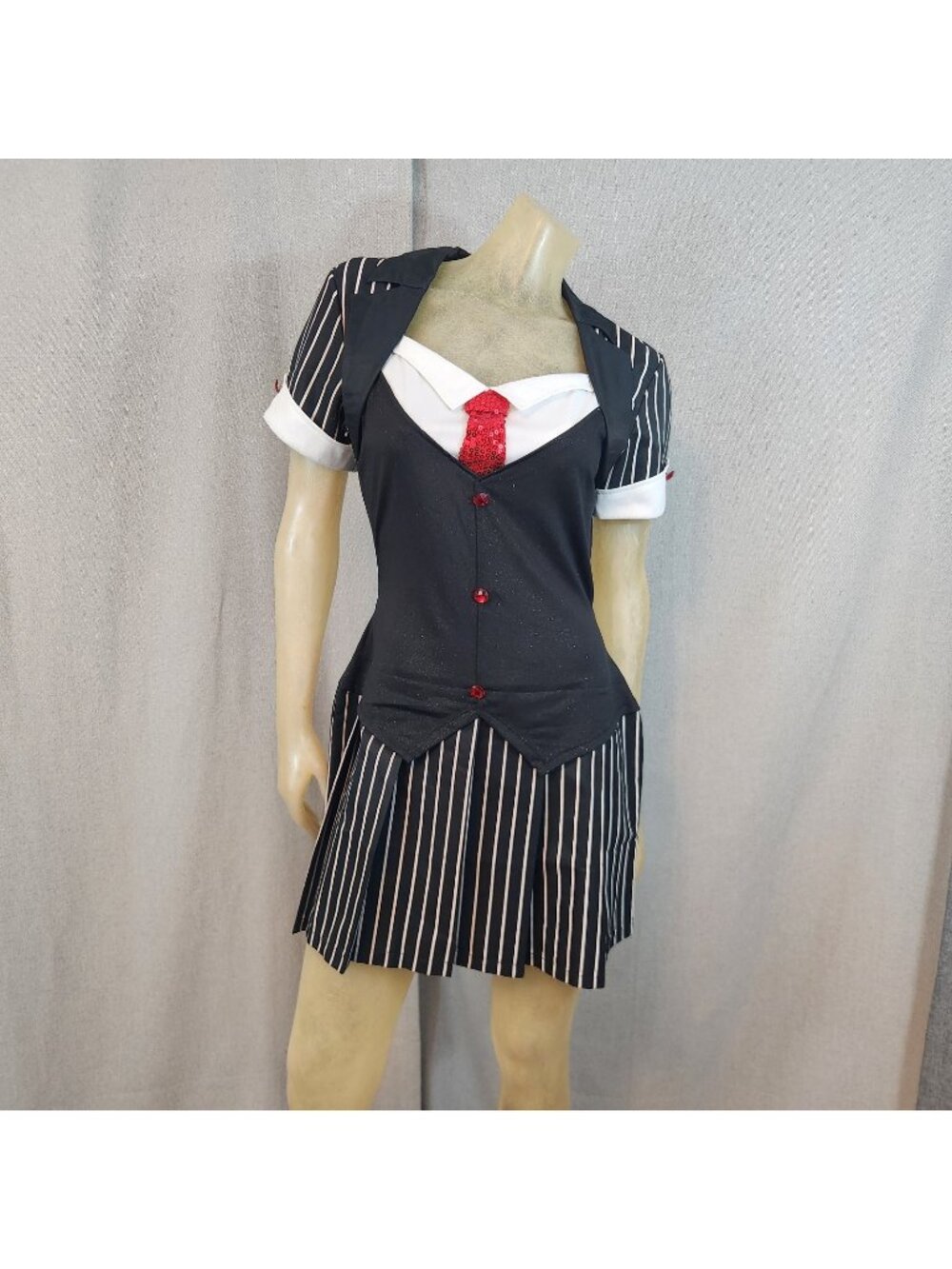 Dressed To Kill Gangster Capone Dress Adult MEDIUM 6 - 8 USED Cosplay Costume